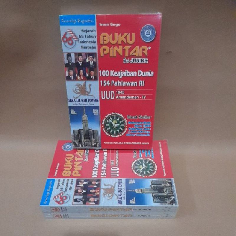 Jual Buku Pintar Seri Junior 100 Keajaiban Dunia 154 Pahlawan RI UUD