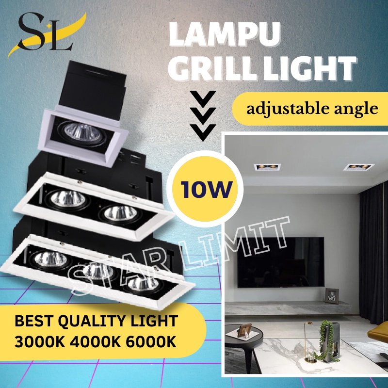 Jual Lampu Led Grill Light Downlight Plafon Rumah Led Halospot