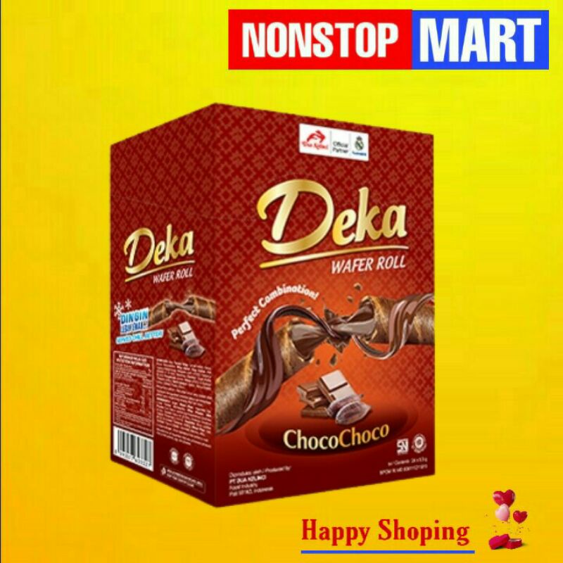 Jual DEKA Wafer Roll 1 Box Isi 24 Pcs 8 5gr Shopee Indonesia