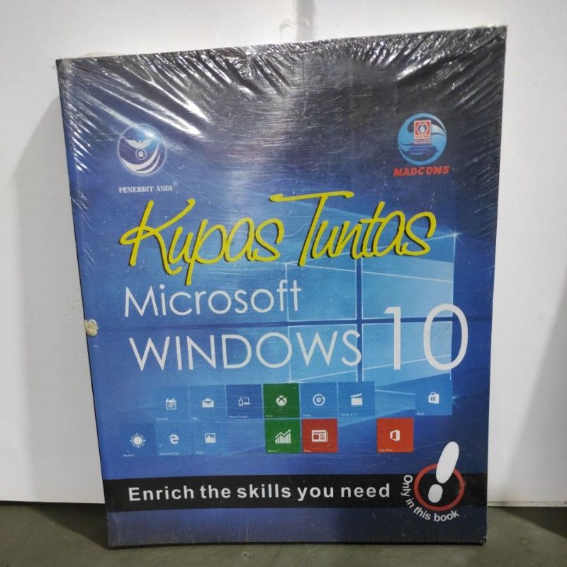 Jual Buku Kupas Tuntas Microsoft Windows 10 Oleh Madcom Shopee Indonesia