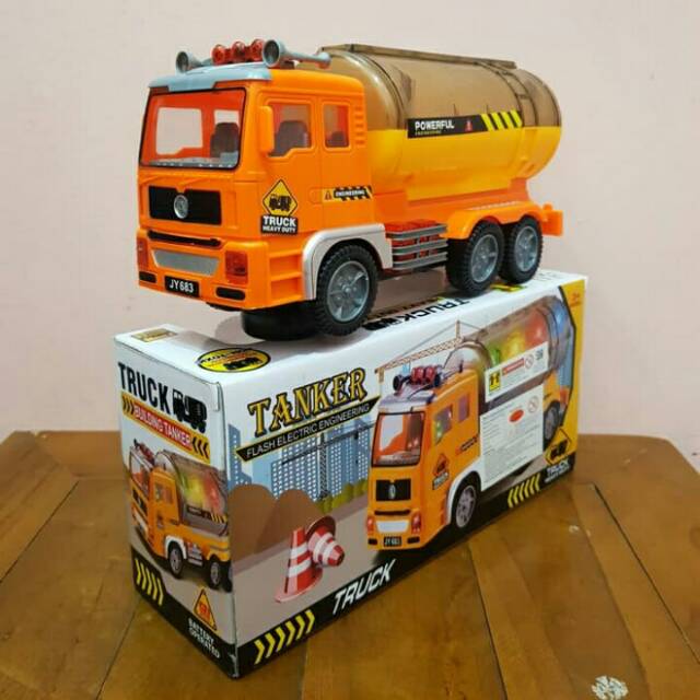 Jual Mainan Mobil Truk Tangki Bump N Go Mainan Mobil Tanki Suara