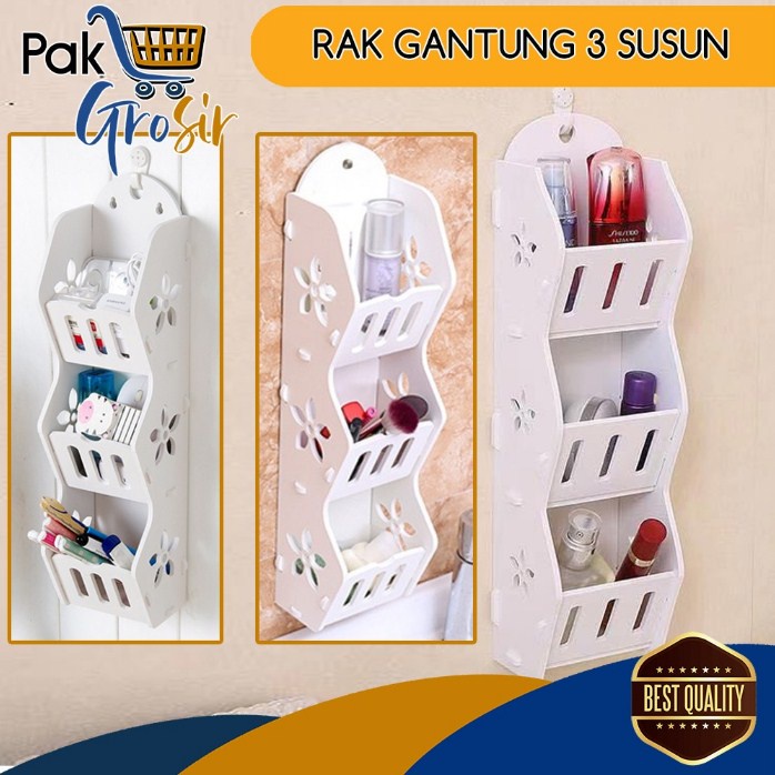 Jual Rak Gantung Susun Shabby Chic Vintage Holder Hiasan Dinding