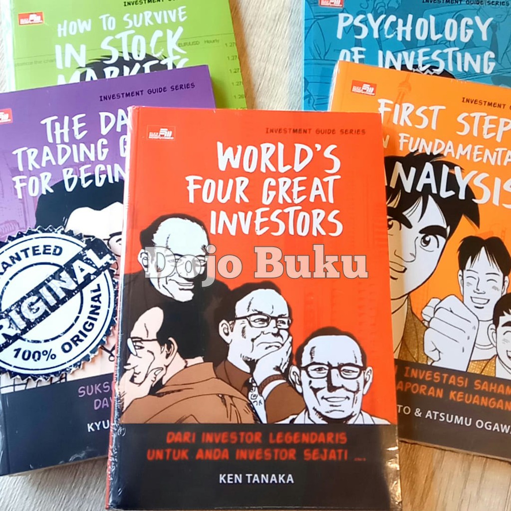 Jual Buku Komik Investasi Investment Guide Series Arata Yaguchi Saham