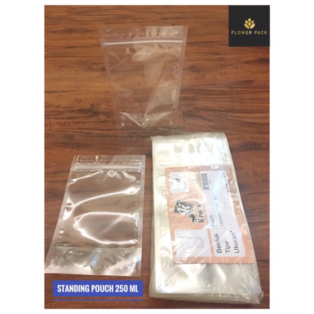 Jual Standing Pouch 13 X 20 Standing Pouch 250ml Plastik Ziplock