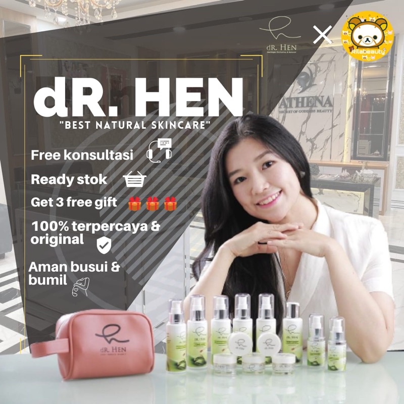 Jual Ecer Dr Hen Paket Acne Paket Whitening Serum Body Lotion