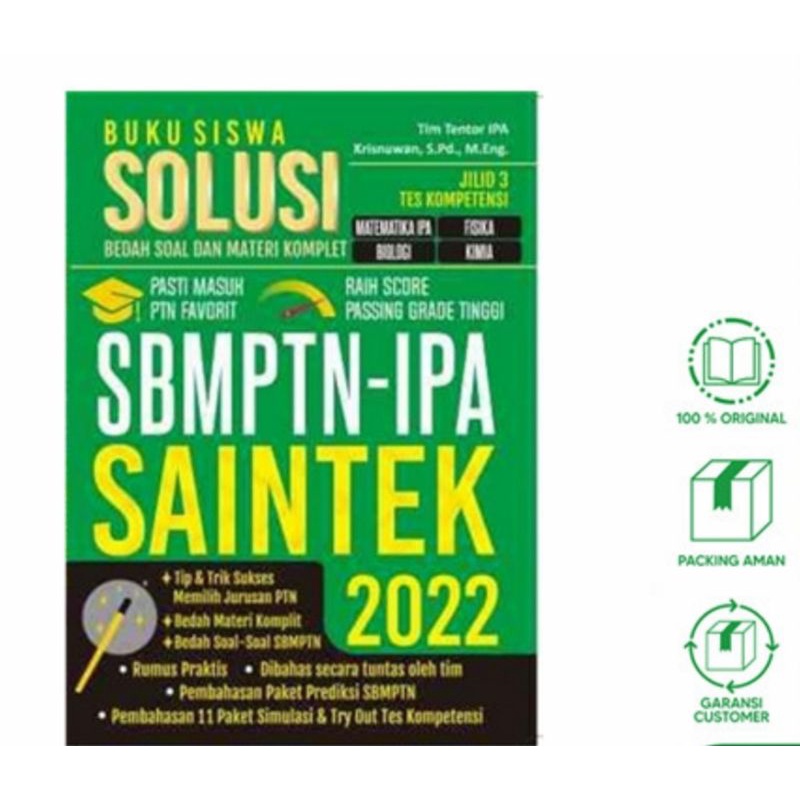 Jual BARU ORIGINAL Buku Siswa SOLUSI Bedah Soal Dan Materi Komplet