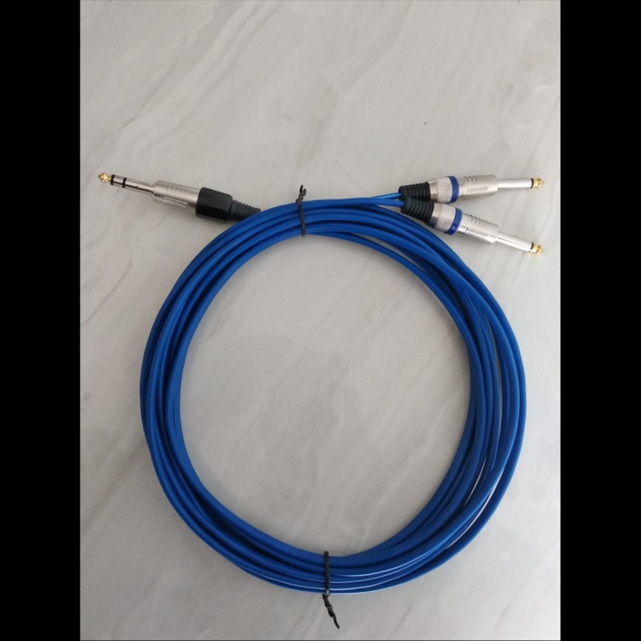 Jual Kabel Jack Akai Stereo To 2 Jack Akai Mono 5M Shopee Indonesia