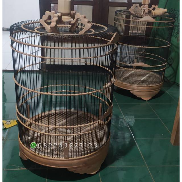 Jual Sangkar Burung Murai Kayu Jati Shopee Indonesia