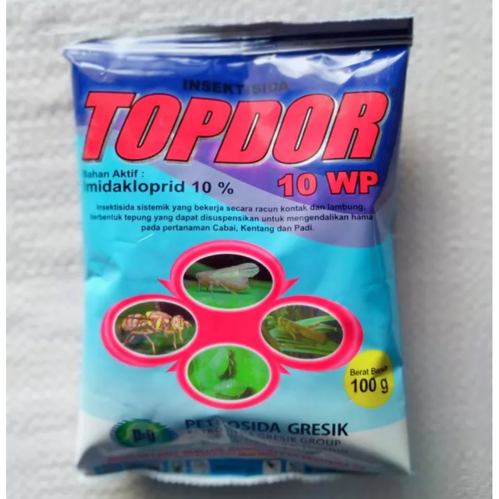 Jual Topdor Wp Insektisida Obat Hama Wereng Kutu Lalat Buah Thrips