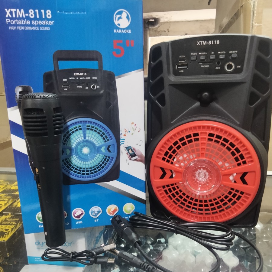 Jual Speaker Bluetooth Xtm Free Mic Speaker Mini Karaoke