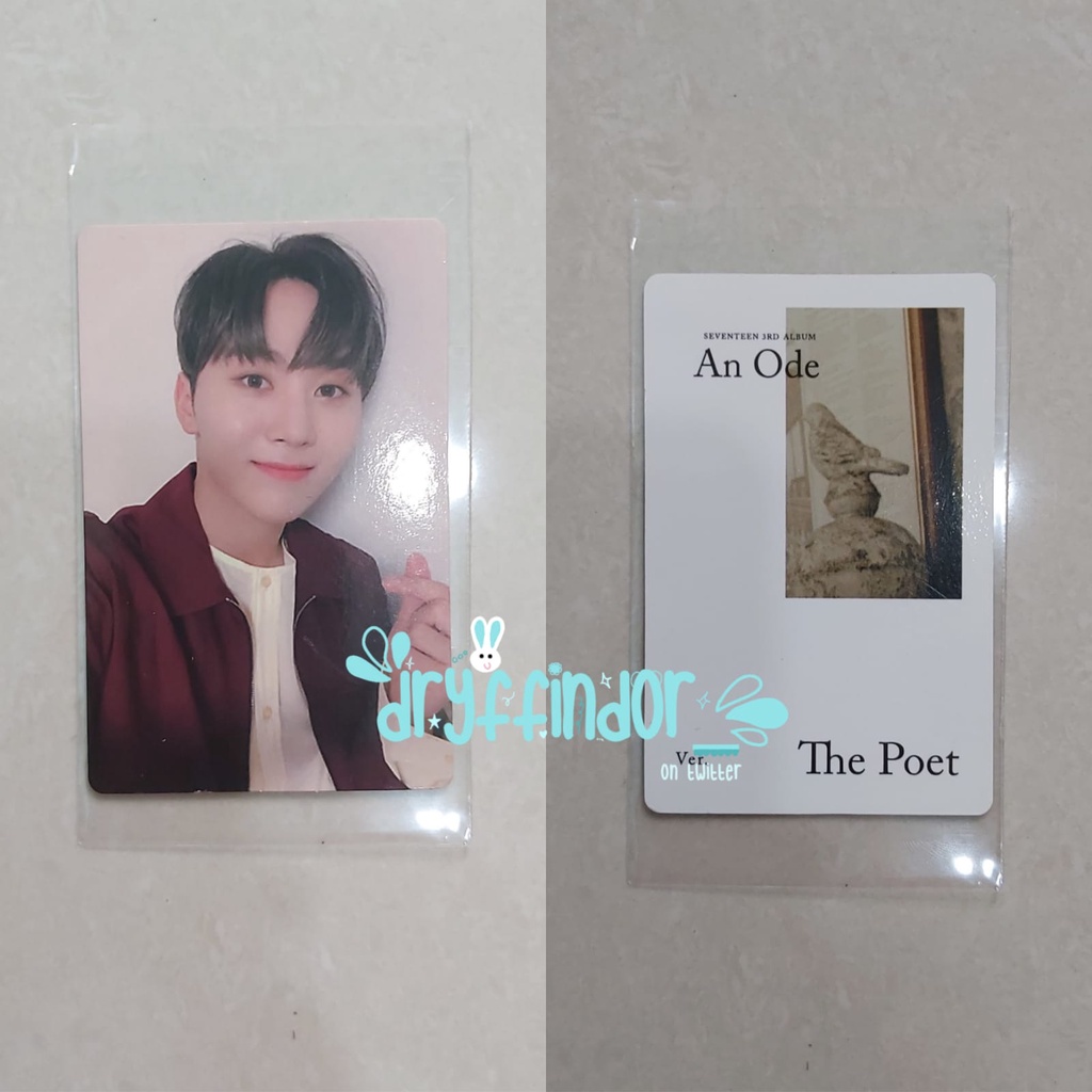 Jual READY Seventeen Photocard Jun Mingyu Seungkwan Vernon An Ode