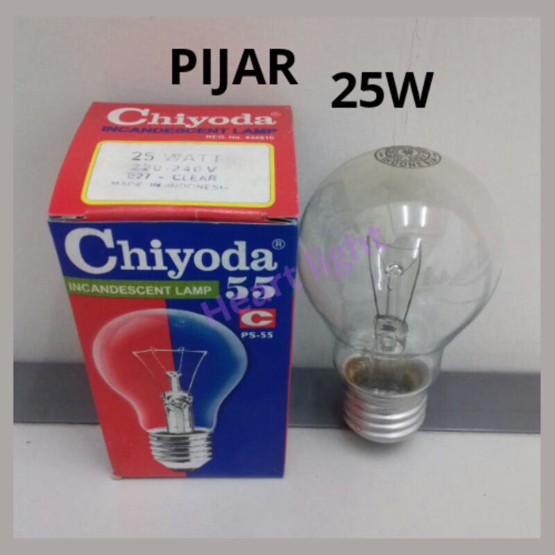 Jual Lampu Pijar Chiyoda Ps W Lampu Penghangat Ruangan Lampu Dop