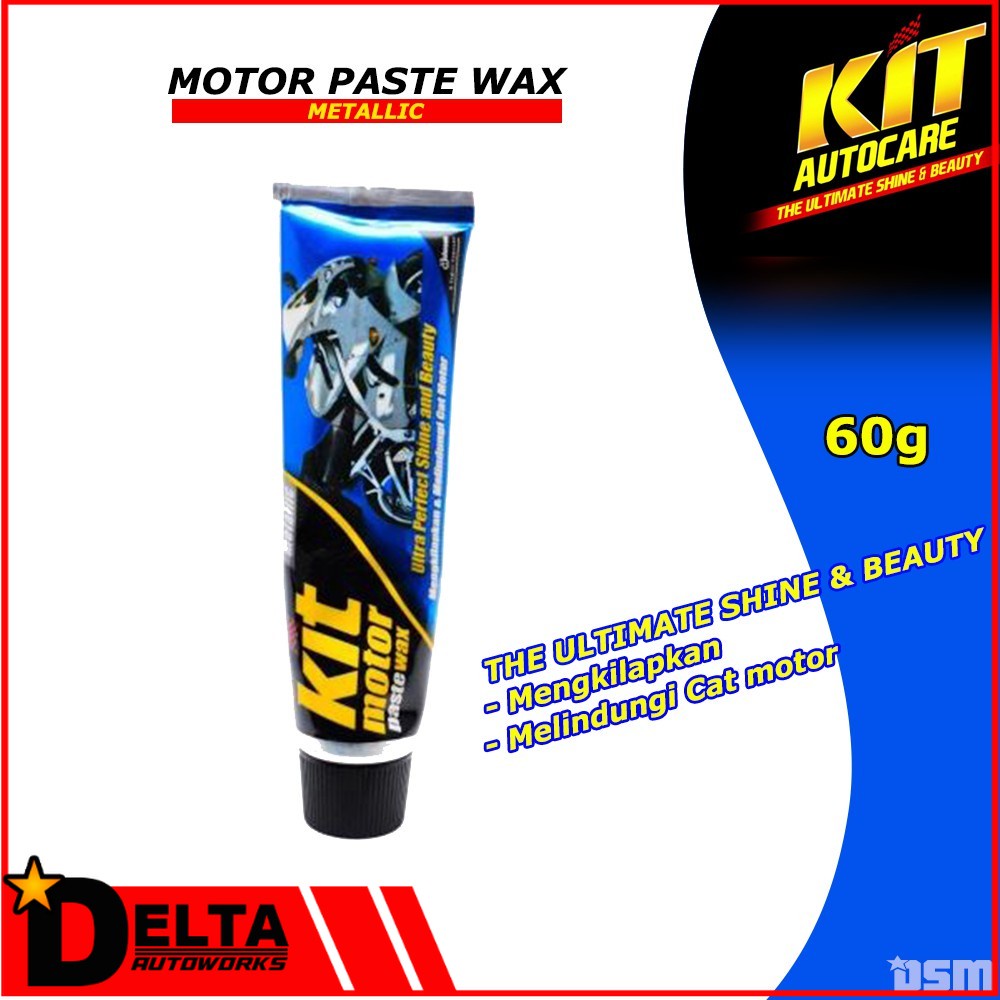 Jual KIT Motor Paste Wax Metallic 60gr Mengkilapkan Dan Melindungi