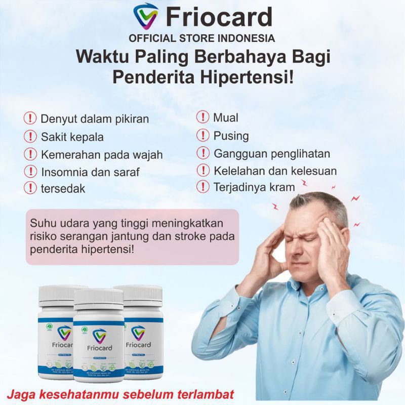 Jual Friocard Asli Original Obat Pembersih Pembuluh Darah Hipertensi