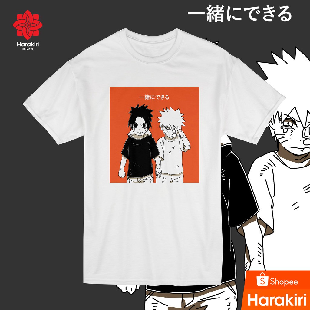 Jual Kaos Anime Tshirt Jepang Harakiri Naruto Together Shopee Indonesia