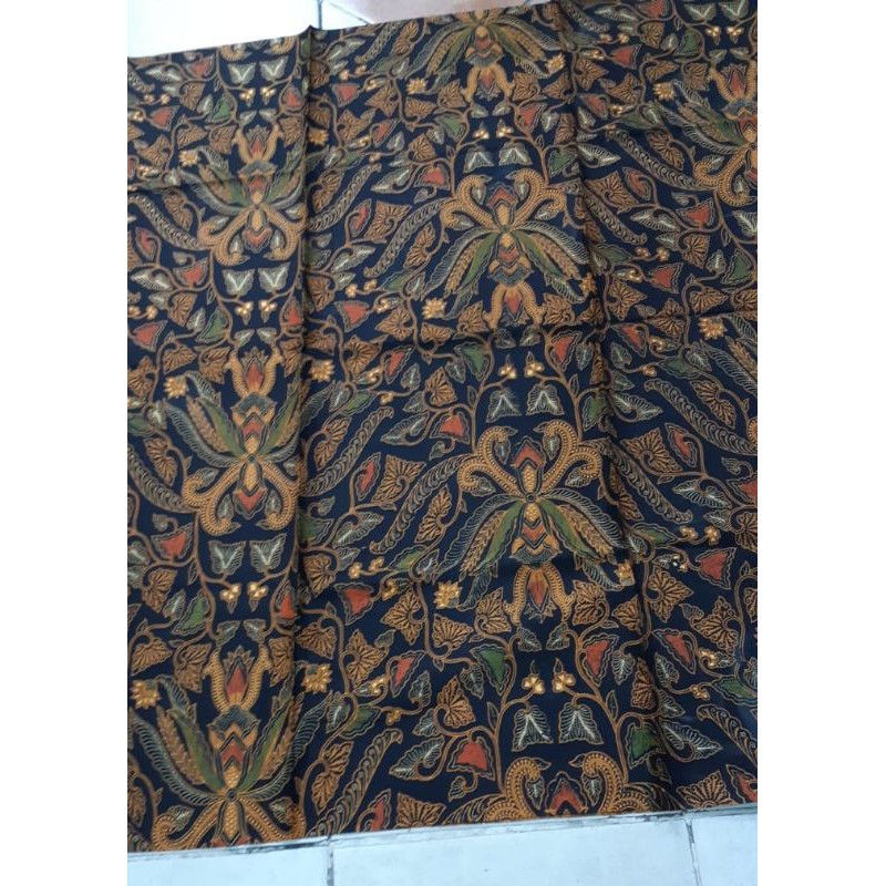 Jual Kain Batik Laweyan Solo Motif Pisang Bali Alusan Sogan