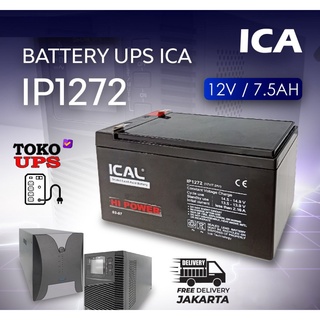 Jual Battery Aki Kering ICAL IP1272 12V 7 2AH Baterai UPS Shopee