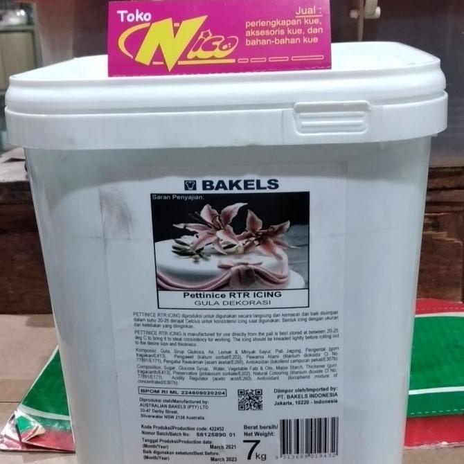 Jual Bakels Fondant Kg Pail Khusus Grab Gojek Shopee Indonesia