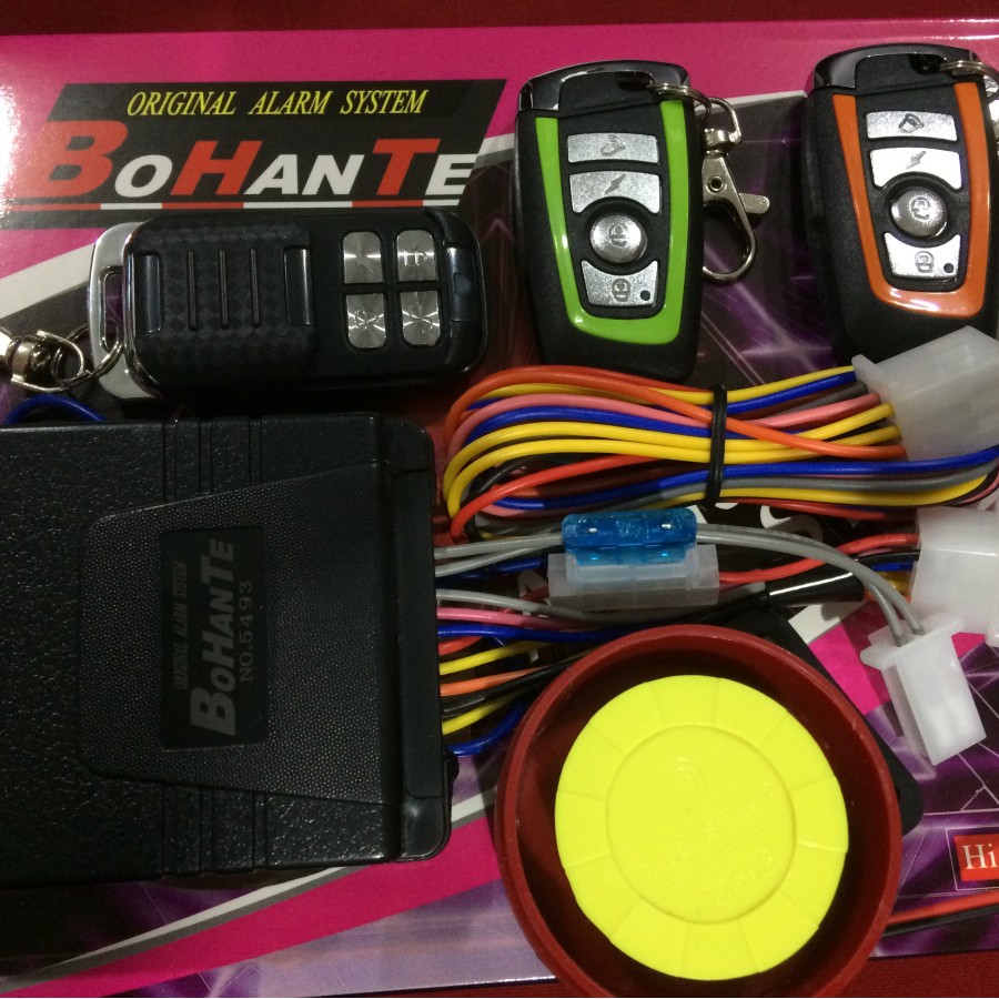 Jual ALARM BOHANTE NEW SPECIAL EDITION 3 REMOTE CONTOL ORIGINAL ALARM