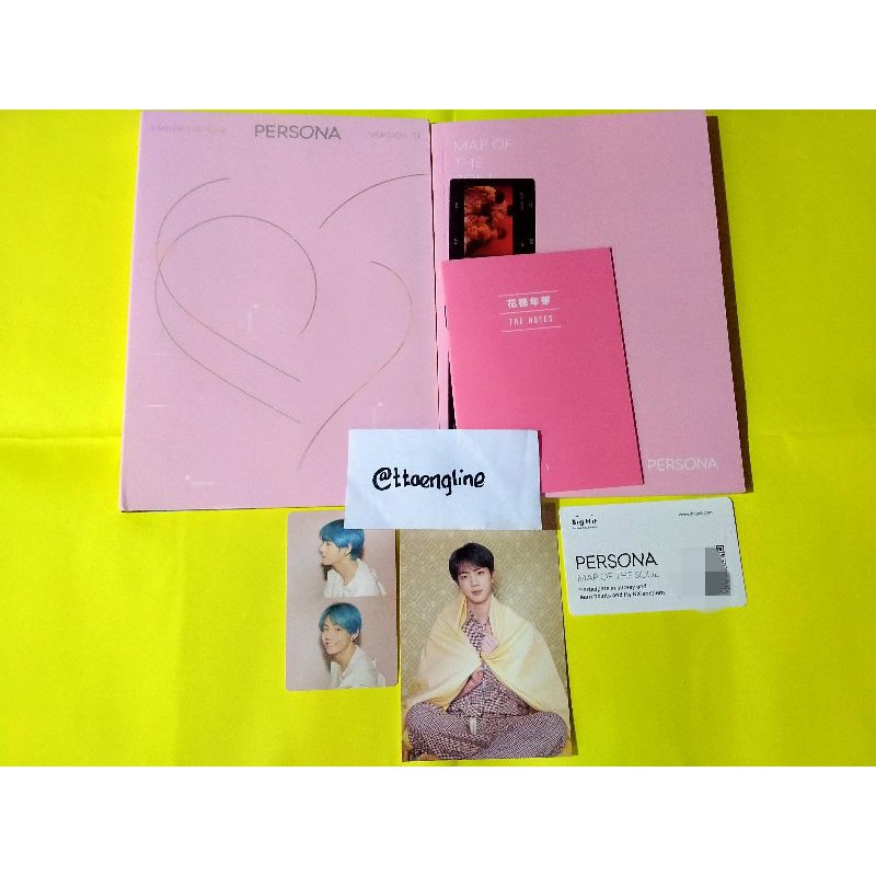 Jual FULLSET UNSEALED BTS MAP OF THE SOUL PERSONA ALBUM Shopee Indonesia