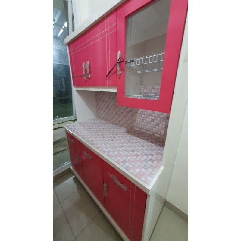 Jual Lemari Sayur Lemari Dapur Pintu Kitchen Set Rak Piring Kayu