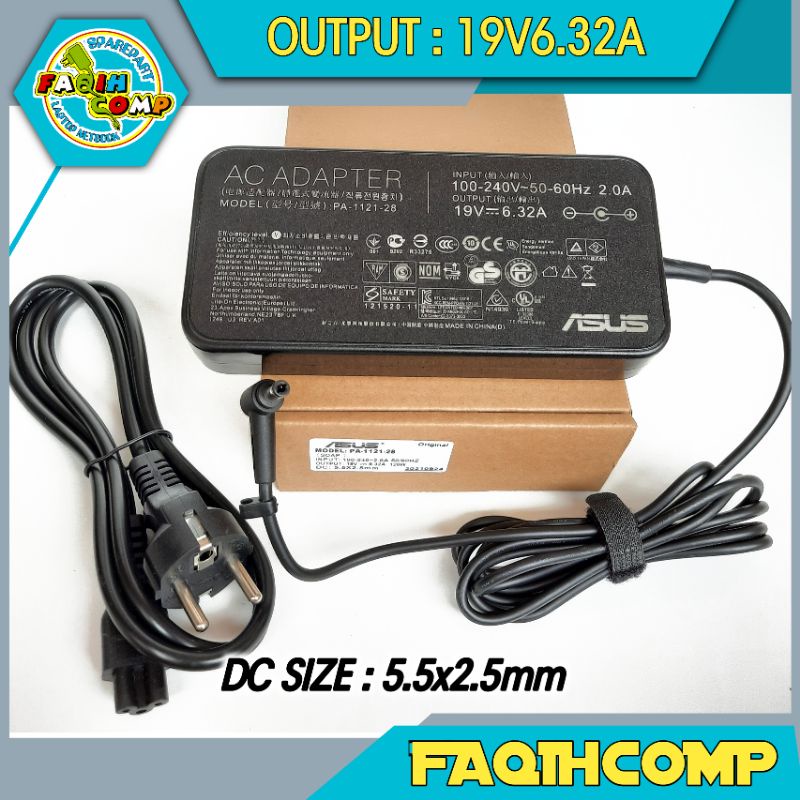 Jual Adaptor Charger Original Laptop Asus X550 X550V X550VX 19V 6 32A