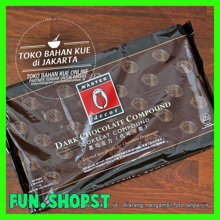 Jual Cokelat Tulip Master Baker Dark Chocolate Compound Coklat Batang