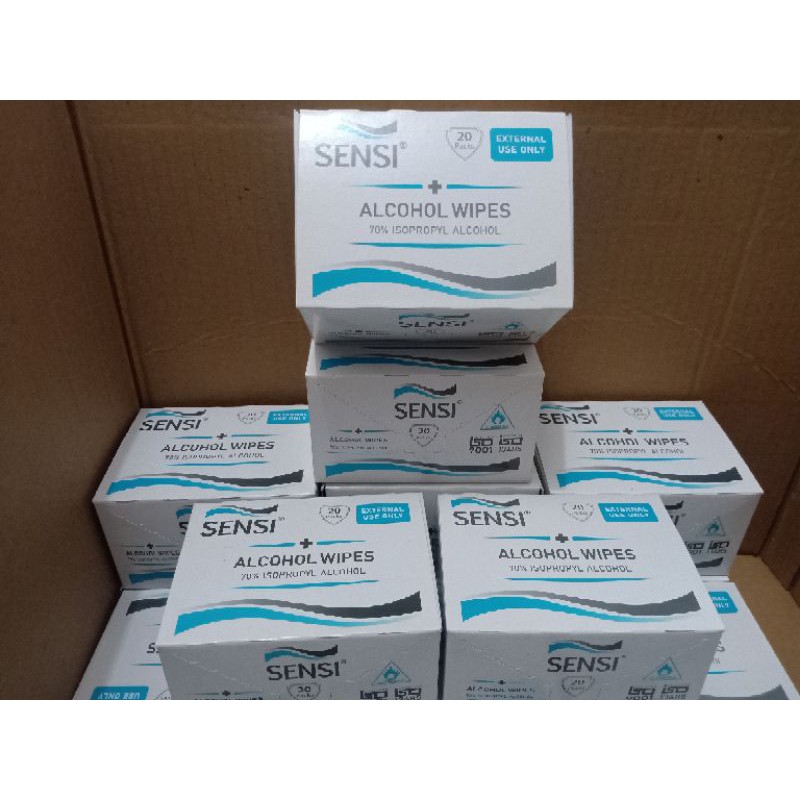 Jual Sensi Alcohol Wipes 20 Original Shopee Indonesia