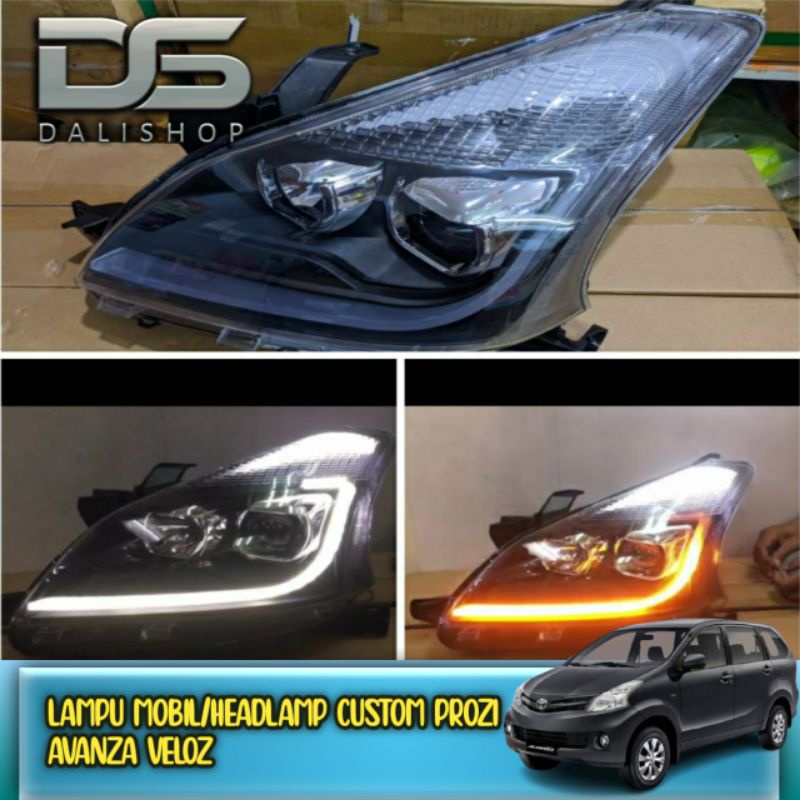 Jual Lampu Mobil Headlamp Custom Prozi Avanza Xenia Veloz