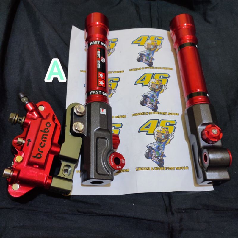 Jual Paket Tabung Shock Depan Fastbikes Model Rt Stage Mio Fino Xeon