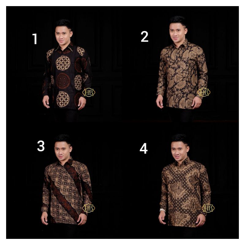 Jual Kgk Kemeja Pria Batik Reguler Lengan Panjang Songket Baju Cowok