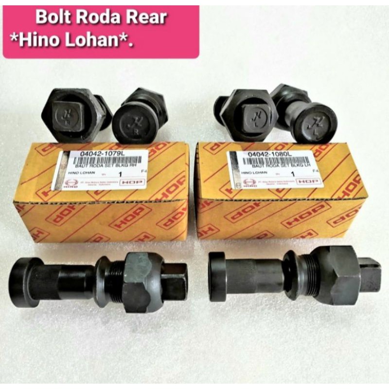 Jual Baut Bolt Roda Belakang Hino Lohan Kiri Atau Kanan Pc Shopee