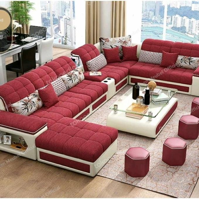 Jual Queen Meubel Sofa Letter U Sofa U Minimalis Sofa U Lushome