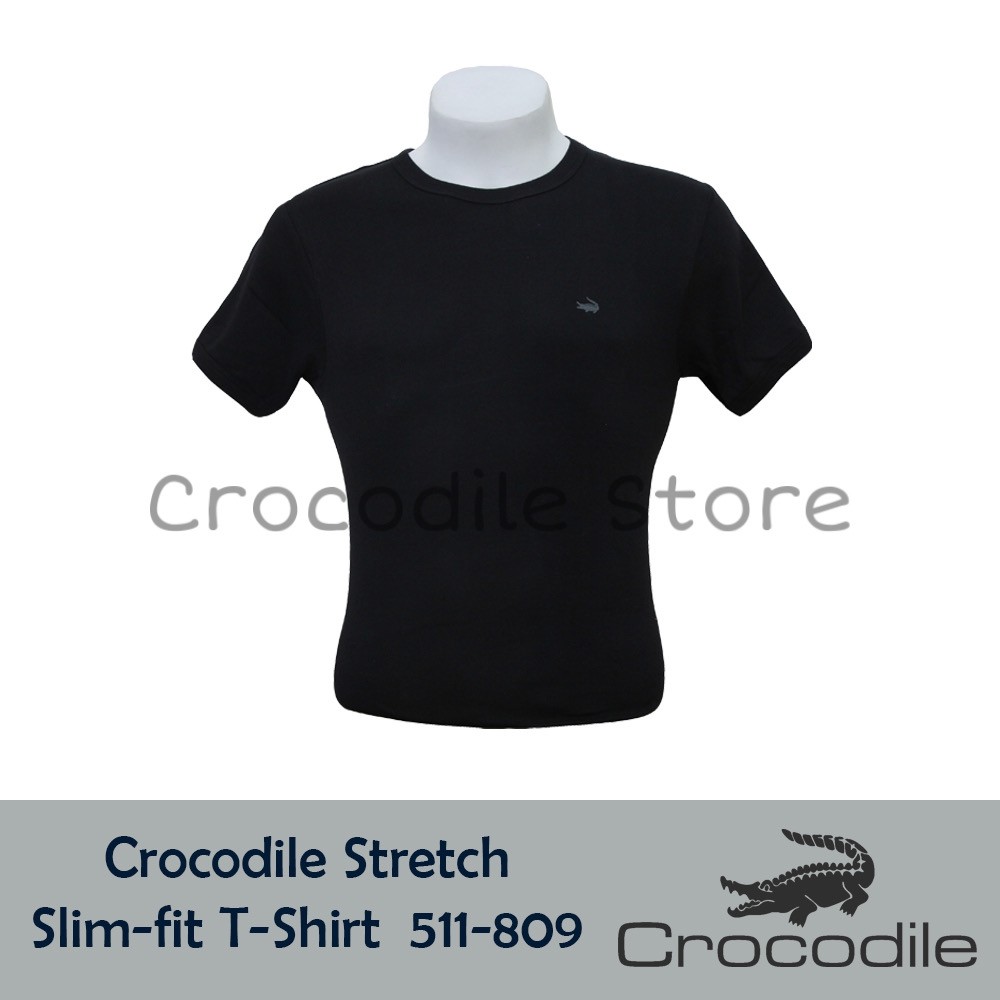 Jual Kaos Oblong Polos Pria Warna Slim Fit Crocodile 511 809 Shopee