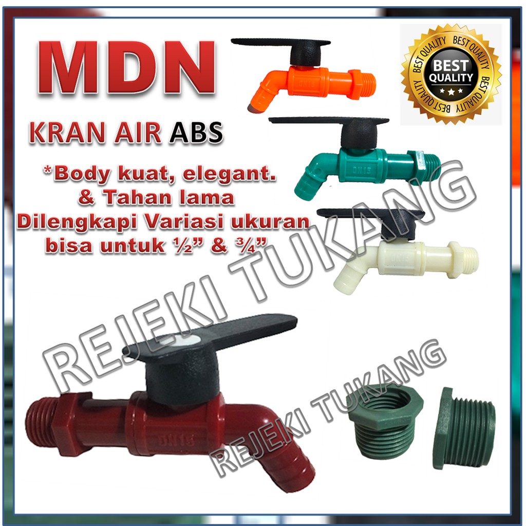 Jual Kran Air Tembok Plastik Taman Mesin Cuci Keran Pvc Inch