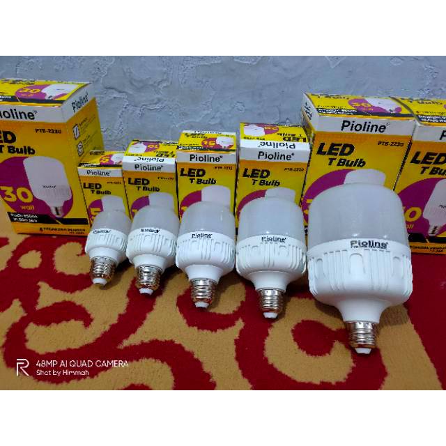 Jual Lampu Bohlam Tabung LED Pioline 10 Watt 15 Watt 20 Watt