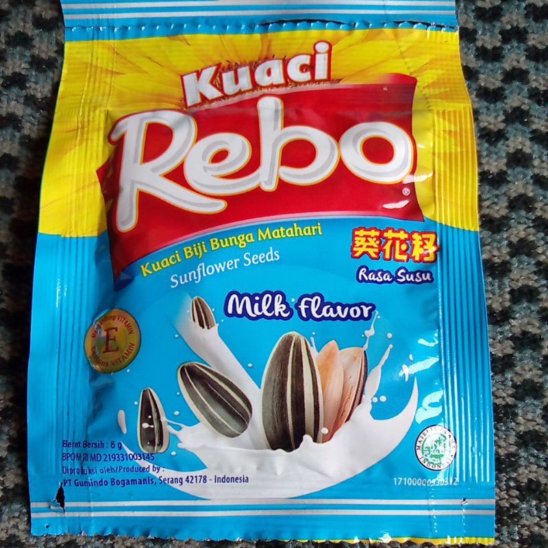 Jual Kuaci Kwaci Rebo Bunga Matahari 10gr Kuacirebo Gurih Nikmat