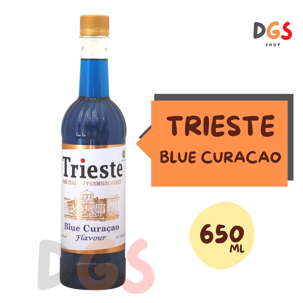 Jual Syrup Trieste Blue Curacao Sirup Rasa Blue Curacao Ml