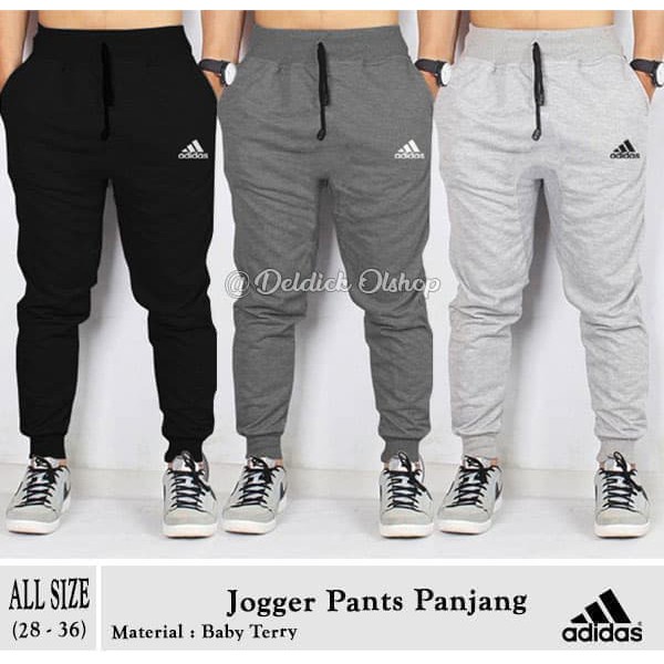 Jual Celana Panjang Jogger Babyterry Tebal Celana Training Olahraga