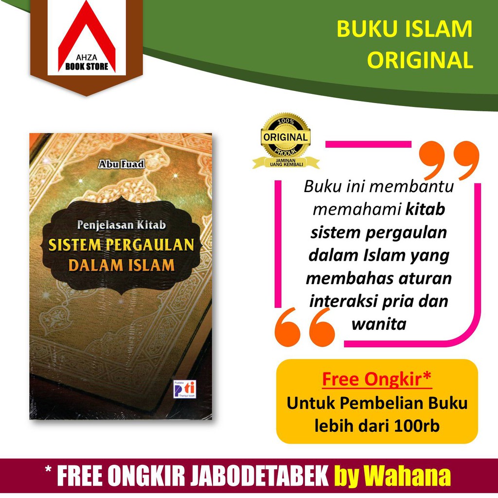 Jual Buku Islam Penjelasan Kitab Sistem Pergaulan Islam Shopee Indonesia