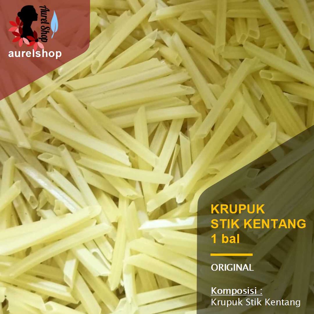 Jual Krupuk Kerupuk Stik Kentang Kemasan 1 Kg Shopee Indonesia