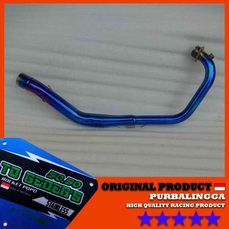 Jual Knalpot Motor Suzuki Satria Fu Injeksi Fi Bluemoon Full Bending