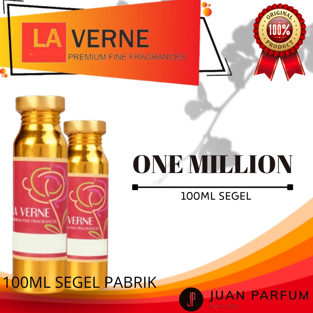 Jual BIBIT MURNI PARFUM ONE MILLION 100ML SEGEL PABRIK BY LAVERNE