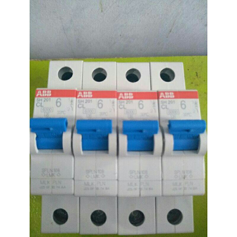 Jual Mcb Abb 6 Ampere Asli Pln Shopee Indonesia