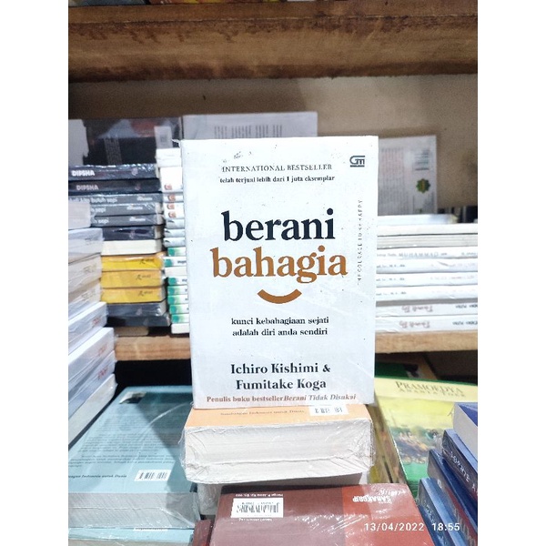 Jual BUKU MOTIVASI BERANI BAHAGIA ICHIRO KISHIMI FUMITAKE KOGA