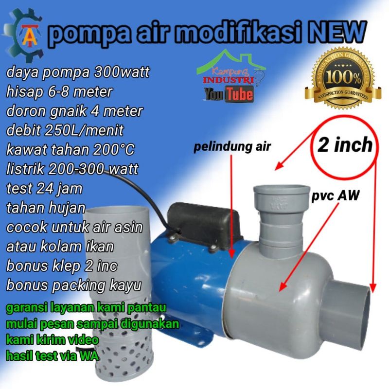 Jual Pompa Air Modifikasi Debit Super Besar Hemat Daya Shopee Indonesia