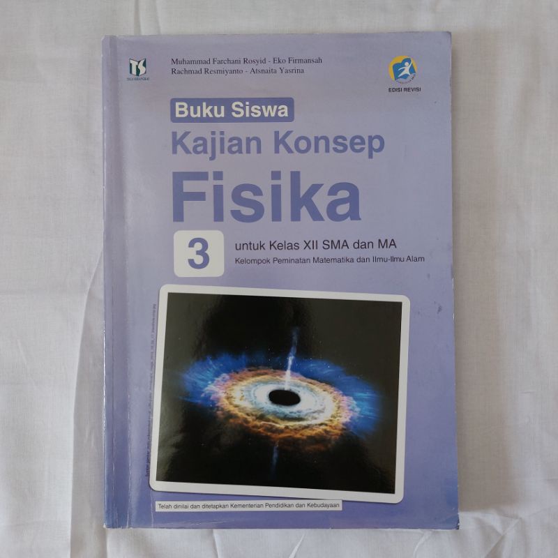 Jual Buku Siswa Kajian Konsep Fisika Untuk SMA Kelas XII Kelas 12