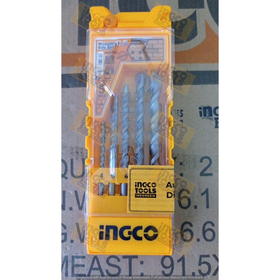 Jual Mata Bor Beton Tembok Set Mm Masonry Drill Bits Set