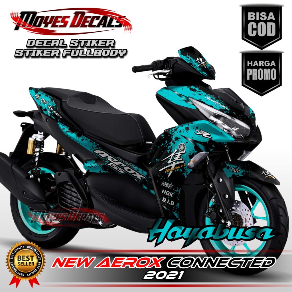 Jual Anti Luntur Decal New Aerox Full Body Stiker Variasi