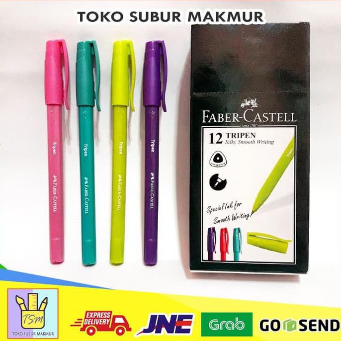 Jual ATK PENA PULPEN PEN BALLPOINT BALLPEN FABER CASTELL CASTLE TRIPEN